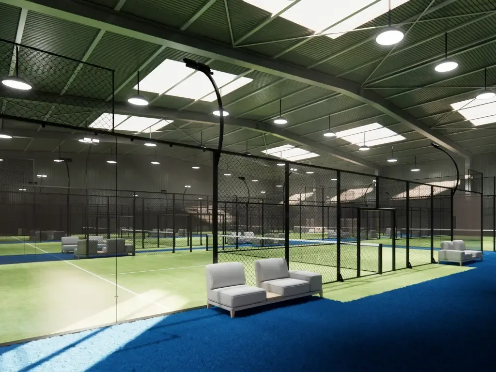 Red Iron Steel Sports Facilities image